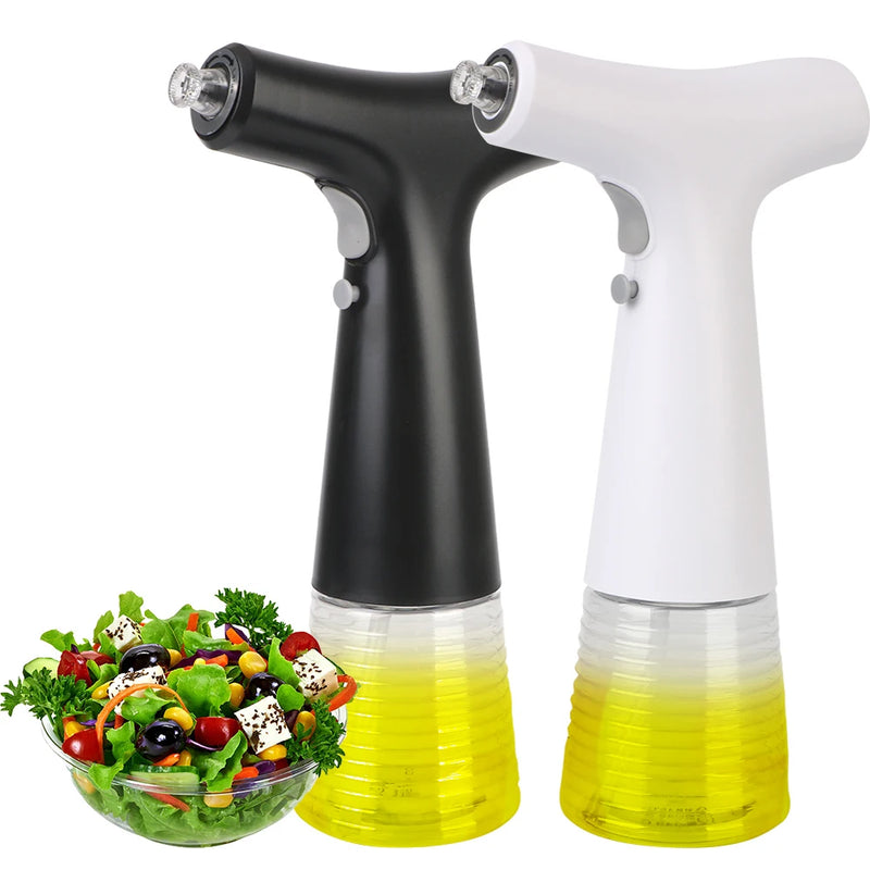 Garrafa elétrica de spray de azeite.
Dispensador criativo de molho e óleo, carregamento prático e rápido por usb. Garrafa de armazenamento que irá combinar com a sua cozinha. Otima ferramenta de tempero para sua cozinha.